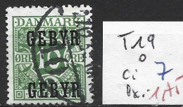 DANEMARK TAXE 19 Oblitéré Côte 7 € - Postage Due