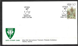 VENDA. Carte Commémorative De 1990. Rhinocéros. - Rhinoceros