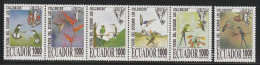 Ecuador  1995  Birds  Set  MNH - Colibris