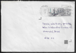 Czechoslovakia. Stamp Sc. 2705 On Letter, Sent From Jindřichův Hradec On 17.01.89 For “Tesla” Uhersky Brod. - Covers & Documents