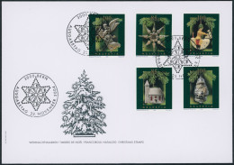 Suisse - 2004 - Weihnachtsmarken - Blockausschnitte - Ersttagsbrief FDC ET - Lettres & Documents