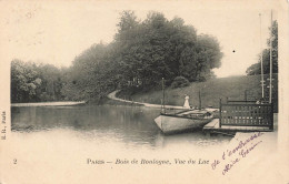 FRANCE - Paris - Bois De Boulogne - Vue Du Lac - Carte Postale Ancienne - Parcs, Jardins