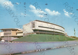 CARTOLINA  TORINO,PIEMONTE-IL NUOVO PALAZZO DEL MUSEO DELL'AUTOMOBILE CARLO BISCARETTI DI RUFFIA-BOLLO STACCATO,VIAGGIAT - Panoramic Views