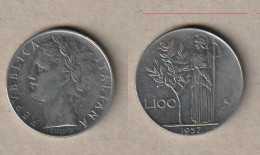 00489) Italien, 100 Lire 1957 - 100 Lire