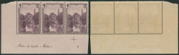 Antituberculeux (Les Sites) - N°298 En Bande De 3** Coin De Feuille + Numéro De Planche "1" & Atelier Du Timbres - Malin - Unused Stamps