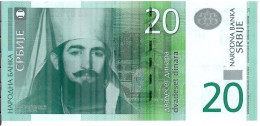 Serbia P-55b  20 Dinara  2011  UNC - Serbie