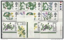 GRAN BRETAGNA - INGHILTERRA - GREAT BRITAIN - ENGLAND - Lotto Di Nuovi - Stamps Lot New-mint ( Flowers) - Verzamelingen