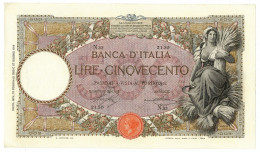 500 LIRE CAPRANESI MIETITRICE TESTINA DECRETO 19/02/1923 SPL- - Sonstige