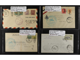 FILIPINAS. 1927-31. PIONNER FLIGHTS. 17 Covers Air Mail Covers. - Other & Unclassified