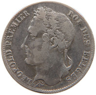 BELGIUM 1/2 FRANC 1844 Leopold I. (1831-1865) #t027 0073 - 1/2 Franc