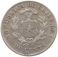 CHILE 20 CENTAVOS 1881  #t022 0753 - Chili