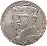 GREAT BRITAIN MEDAL 1935 George V. (1910-1936) Queen Mary 25th Jubilee Stet Fortuna Domus #t025 0157 - Autres & Non Classés