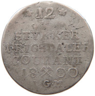 NORWAY 1/12 RIGSDALER 1800 IGM Christian VII. (1766-1808) #t027 0019 - Norvège