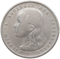 NETHERLANDS GULDEN 1892 Wilhelmina 1890-1948 #t019 0269 - 1 Gulden