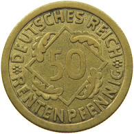 WEIMARER REPUBLIK 50 RENTENPFENNIG 1923 A  #t029 0205 - 50 Rentenpfennig & 50 Reichspfennig