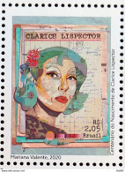 C 3946 Brazil Stamp Clarice Lispector Literature 2020 - Neufs