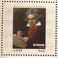 C 3915 Brazil Stamp 250 Years Of Ludwig Van Beethoven Music 2020 - Neufs