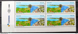 C 3914 Brazil Stamp Joint Emission Brazil Israel Tourism Diplomatic Relations 2020 Block Of 4 Vignette Correios - Neufs