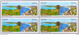 C 3914 Brazil Stamp Joint Emission Brazil Israel Tourism Diplomatic Relations 2020 Block Of 4 - Neufs