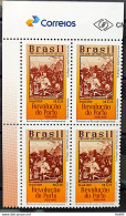 C 3913 Brazil Stamp Constitutionalist Revolution Of The Porto Portugal 2020 Block Of 4 Vignette Correios - Neufs