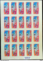 C 3912 Brazil Stamp Postcrossing Postcard Eiffel Tower 2020 Sheet - Neufs