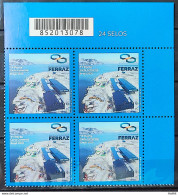 C 3880 Brazil Stamp Antartic Station Commander Ferraz 2020 Block Of 4 Barcode - Neufs