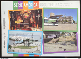B 219 Brazil Stamp America Series Architecture Museum Train Rio De Janeiro 2020 - Neufs