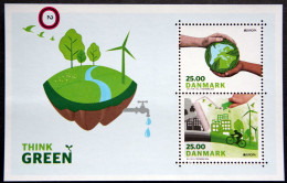 Denmark 2016   Europa Think Green  Minr.1882-83   Block 63  MNH  (**)   ( Lot MP   ) - Ungebraucht