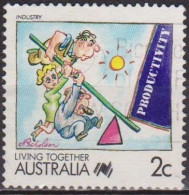 Bande Dessinée, La Vie En Australie - AUSTRALIE - Industrie - N° 1065 - 1988 - Used Stamps