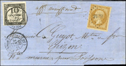 PC 2479 / N° 13 Càd T 15 POISSONS (50) Sur Lettre 2 Ports Insuffisamment Affranchie Et Adressée Localement Taxée Régleme - 1859-1959 Lettres & Documents