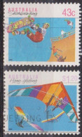 Deltaplane, Planche à  Roulettes - AUSTRALIE - Sports Et Loisirs - N° 1181-.1182 - 1990 - Gebruikt