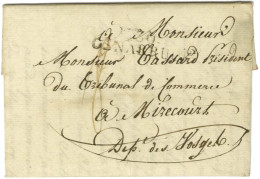 130 / OSNABRUCK Sur Lettre D'un Soldat Avec Très Bon Texte Daté Du 12 Février 1812 Adressée à Mirecourt Par La Poste Civ - Marques D'armée (avant 1900)