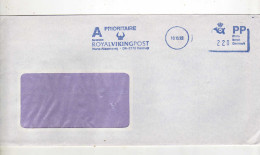 Enveloppe DANEMARK Oblitération E.M.A. 10/10/1992 - Cartas & Documentos