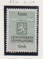 Finland Fiskale Zegel Cat. Barefoot Documentary 227 - Revenue Stamps