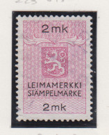 Finland Fiskale Zegel Cat. Barefoot Documentary 228 - Revenue Stamps