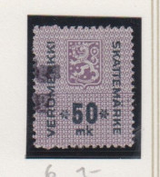 Finland Fiskale Zegel Cat. Barefoot Veromerkki/Income Tax 6 - Revenue Stamps