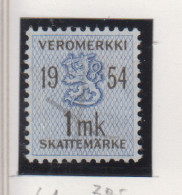 Finland Fiskale Zegel Cat. Barefoot Veromerkki/Income Tax 41   Jaar 1954 - Revenue Stamps