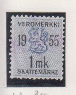 Finland Fiskale Zegel Cat. Barefoot Veromerkki/Income Tax 41    Jaar 1955 - Fiscaux