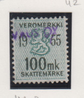 Finland Fiskale Zegel Cat. Barefoot Veromerkki/Income Tax 47    Jaar 1955 - Revenue Stamps
