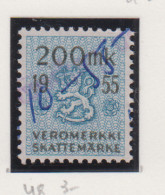 Finland Fiskale Zegel Cat. Barefoot Veromerkki/Income Tax 48    Jaar 1955 - Revenue Stamps