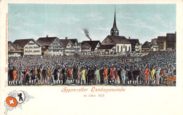 SUISSE - Appenzeller Landsgemeinde Im Jahre 1833 - Carte Postale Ancienne - Appenzell