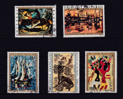 POLYNESIE 1972 PA N°65/69 OBLITERE TABLEAUX - Used Stamps