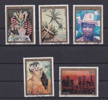 POLYNESIE 1974 PA N°84/88 OBLITERE TABLEAUX - Used Stamps