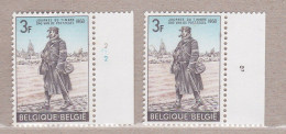 1968 Nr 1445** Plaatnummer:2:twee Verschillende.DAG VAN DE POSTZEGEL. - 1961-1970