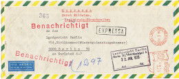 Brazil Express Air Mail Cover With Meter Cancel Sent To Germany 18-1-1973 - Posta Aerea