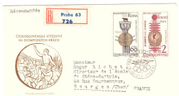 LETTRE 16 AVRIL 1965 JO ROME ET TOKYO - Covers & Documents