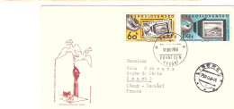 11 MARS 1960 .LETTRE AYANT VOYAGEE. PRAGUE LIBEREC - Brieven En Documenten