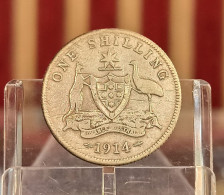 Australia George VI - 1 Shilling 1914 Km 26 Plata - Autres & Non Classés