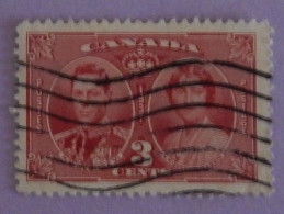 CANADA YT 196 OBLITERE "COURONNEMENT DE GEORGE VI" ANNÉE 1937 - Gebraucht