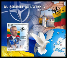 DJIBOUTI 2023 MNH NATO Summit Vilnius NATO Gipfel S/S – OFFICIAL ISSUE – DHQ2401 - OTAN